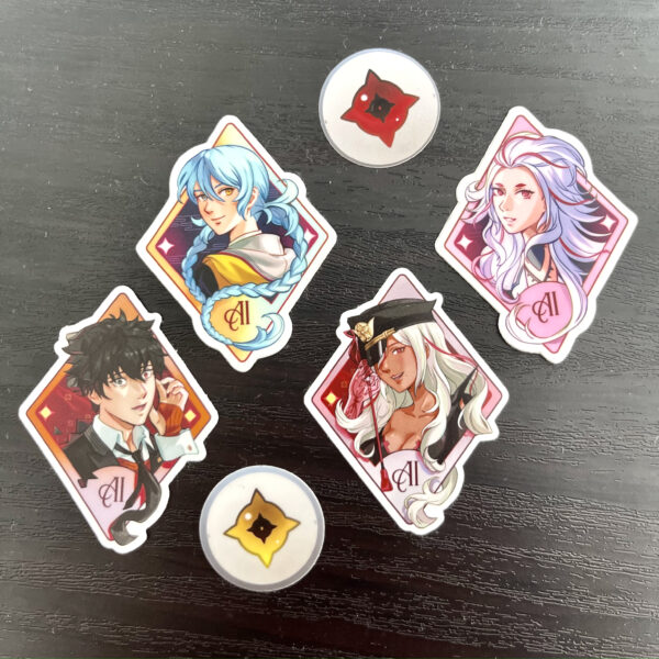 AI: The Somnium Files Character Sticker Pack