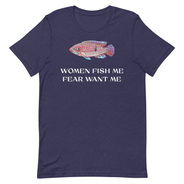 Women Fish Me, Fear Want Me Dark T-Shirt - Image 2